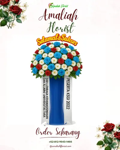 Standing Flower di Bambu Apus